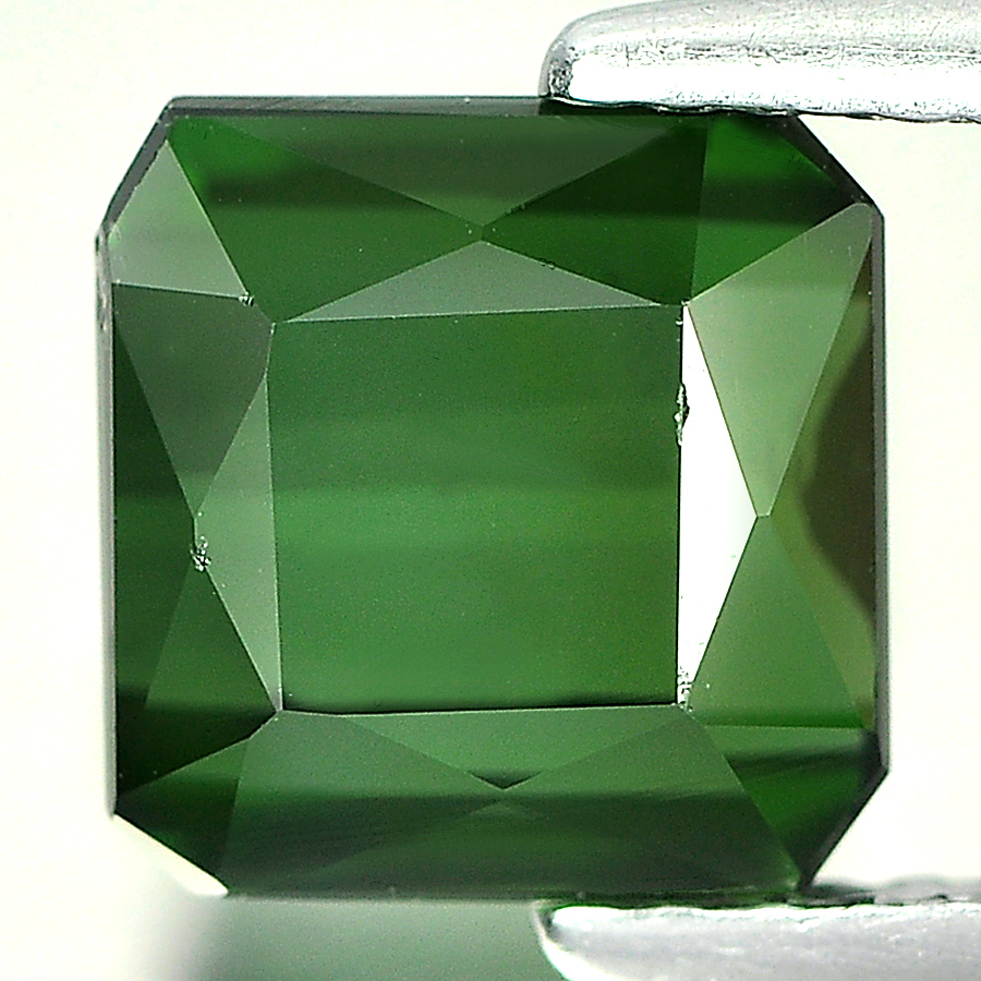 2.96 Ct. Octagon Shape Natural Gemstone Green Tourmaline Unheated
