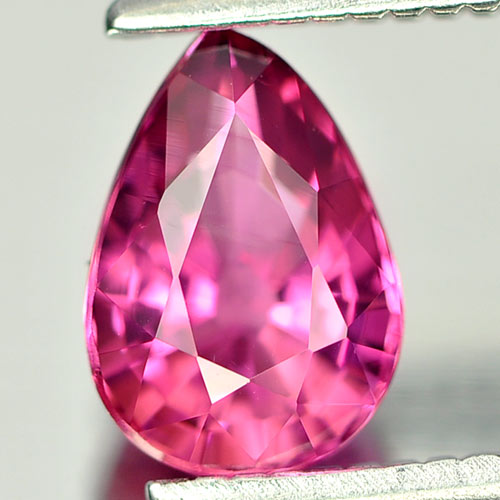 Pink Tourmaline 0.79 Ct. VVS Pear Shape 7 x 5 x 3.8 Mm Natural Gemstone Unheated