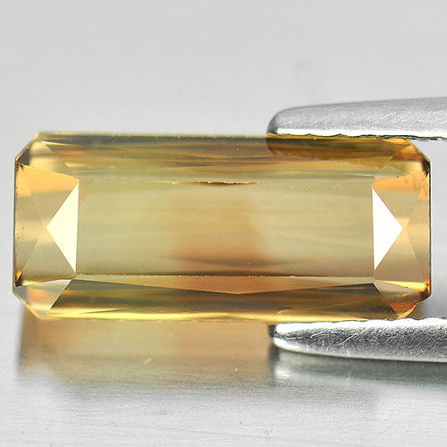 3.54 Ct. Octagon Shape Natural Gemstone Bi Color Tourmaline Unheated