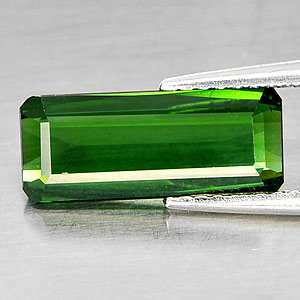 2.25 Ct. Natural Gemstone Octagon Shape Green Tourmaline Unheated