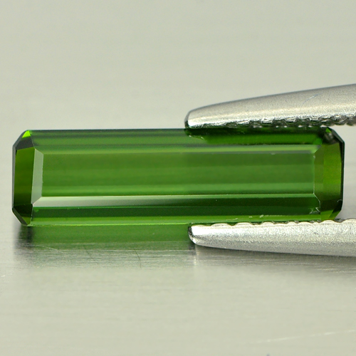Clean Natural Gemstone 1.13 Ct. Octagon Shape Green Tourmaline Unheated