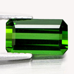 1.47 Ct. Natural Gemstone Octagon Shape Green Tourmaline Nigeria