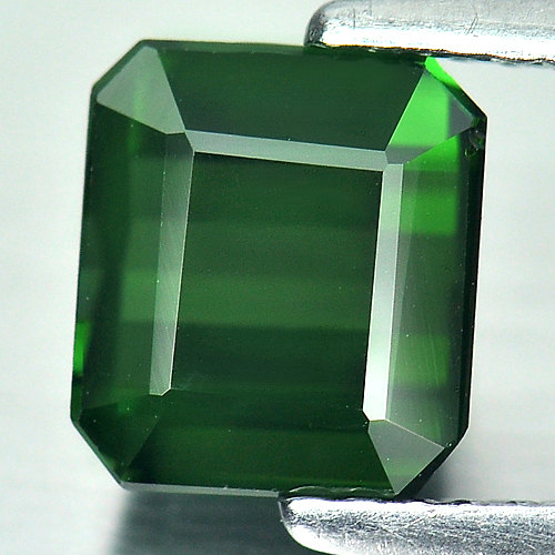 Unheated 2.28 Ct. Octagon Shape Natural Green Tourmaline From Nigeria