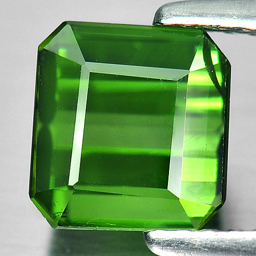 Unheated 1.95 Ct. Natural Gemstone Octagon Shape Green Tourmaline From Nigeria