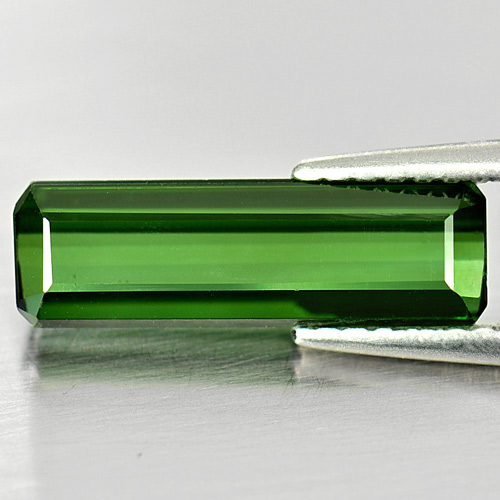 Gemstone 2.00 Ct. Natural Green Tourmaline Octagon Shape Nigeria