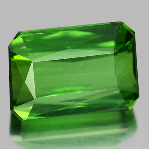 1.23 Ct. Natural Green Tourmaline Gemstone Octagon Shape