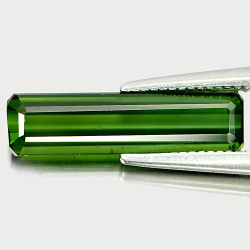 Nice Gemstone 1.96 Ct. Octagon Shape Natural Green Tourmaline Unheated