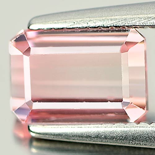 Pink Tourmaline 1.21 Ct. Octagon Shape 7.1 x 4.9 Mm. Natural Gemstone Nigeria