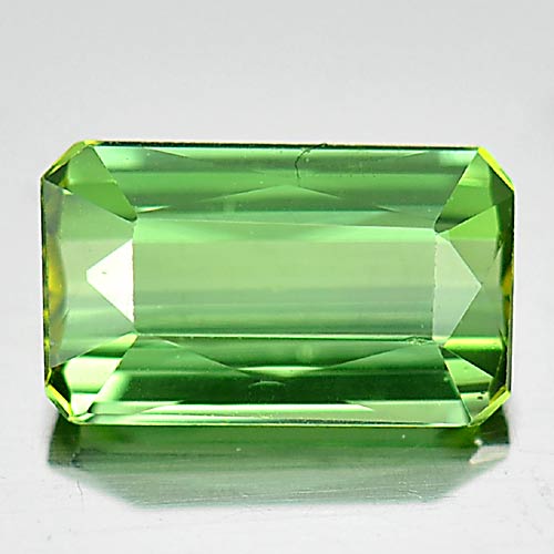 0.56 Ct. Good Color Octagon Natural Gem Green Tourmaline Nigeria