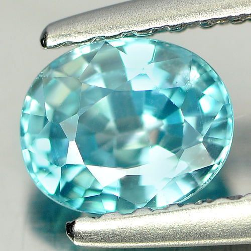 0.97 Ct. Shinning Clean Natural Blue Zircon Cambodia