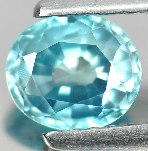 1.09 Ct. Incredible Oval Natural Blue Zircon