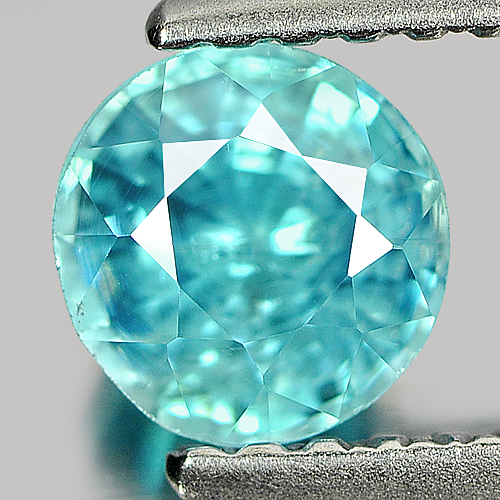 1.08 Ct. Oval Shape Natural Blue Color Zircon Gemstone