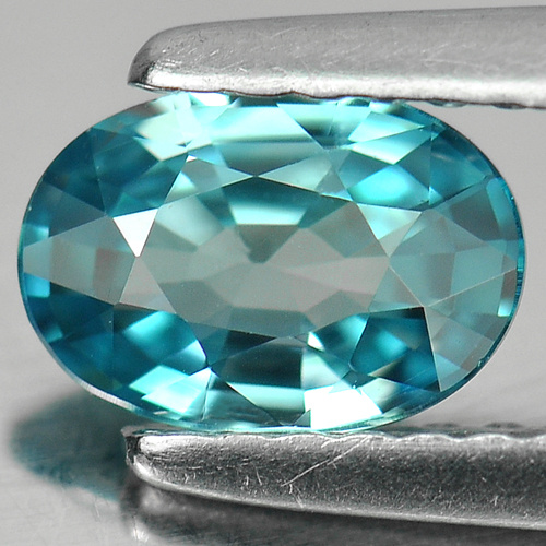 0.97 Ct. Alluring Natural Gemstone Blue Zircon Oval Shape