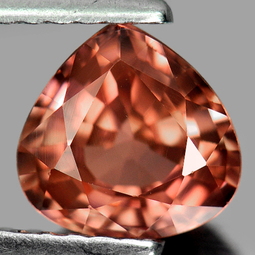 1.45 Ct. Pear Shape Natural Gem Imperial Pink Zircon Unheated