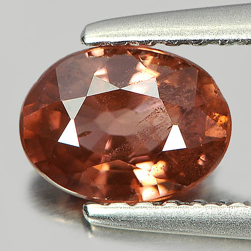 1.08 Ct. Oval Shape Natural Imperial Zircon Gemstone