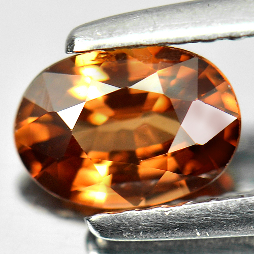 1.03 Ct. Cute Natural Imperial Zircon Gemstone Oval Shape
