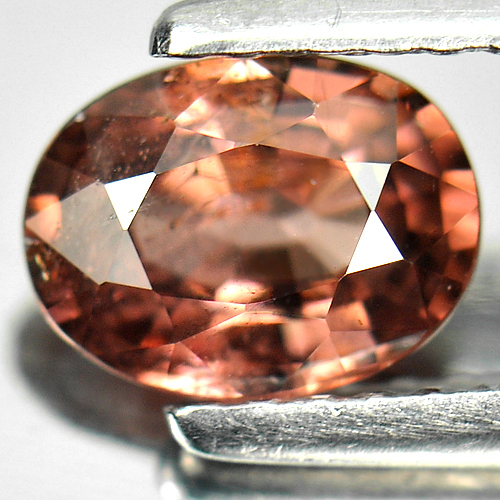 1.13 Ct. Oval Shape Natural Imperial Pink Zircon Gemstone