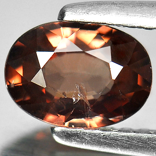 1.02 Ct. Oval Shape Natural Imperial Zircon Gem