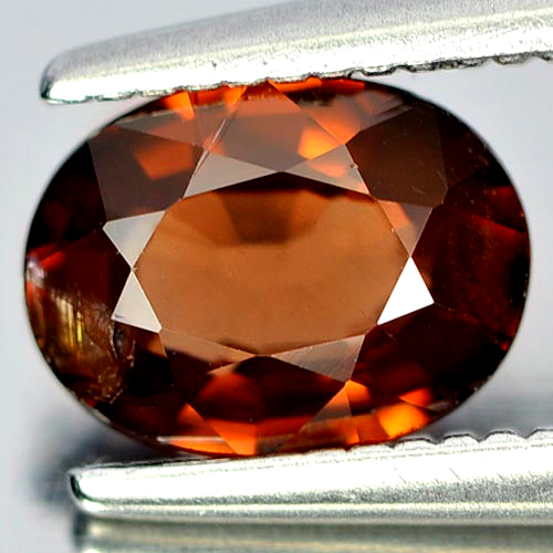 1.09 Ct. Nice Color Natural Gem Imperial Zircon Oval Shape