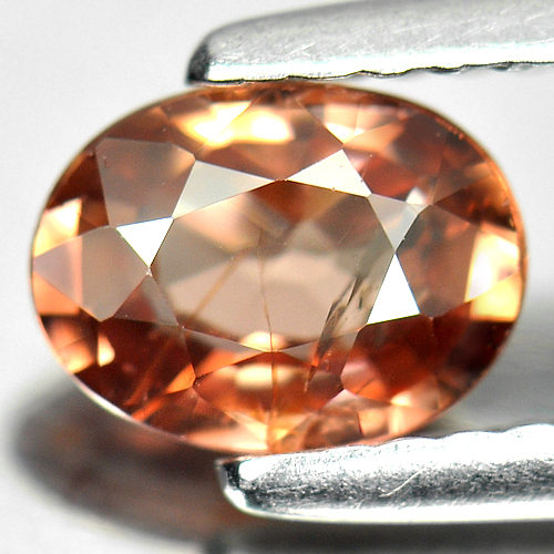 1.00 Ct. Nice Oval Shape Natural Imperial Pink Zircon Gemstone