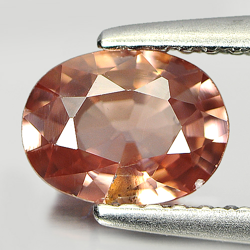 0.99 Ct. Oval Shape Natural Imperial Pink Zircon Gemstone