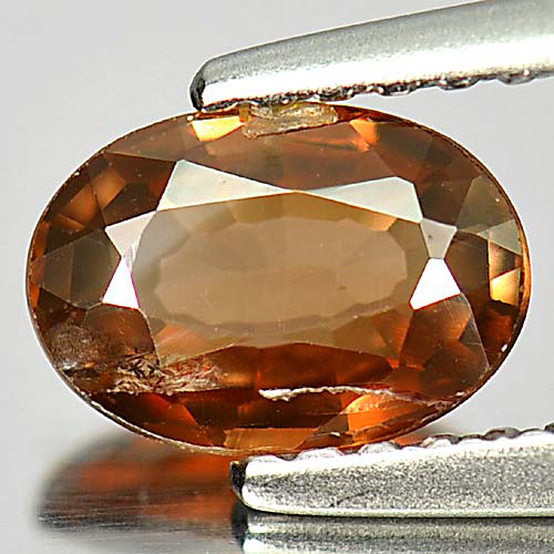 1.07 Ct. Oval Shape Natural Imperial Zircon Gemstone