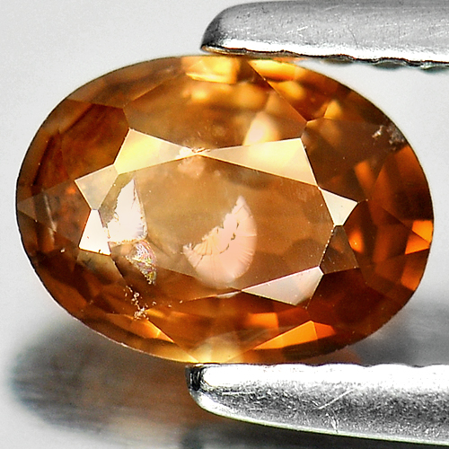 0.99 Ct. Cute Oval Shape Natural Imperial Zircon Gemstone