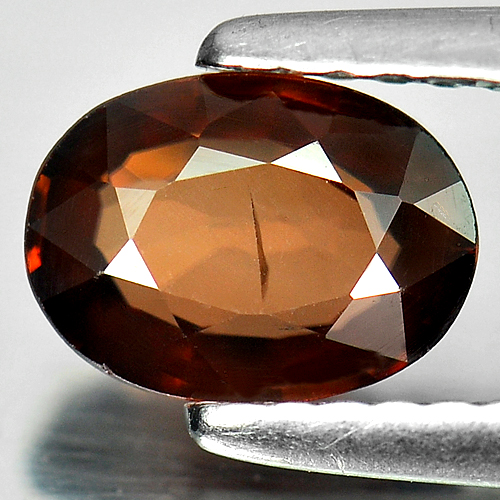 1.09 Ct. Natural Imperial Zircon Gemstone Oval Shape