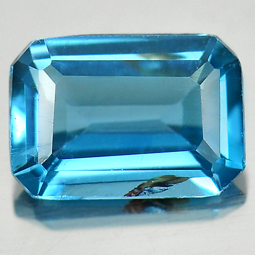0.97 Ct. Good Octagon Shape Natural Blue Zircon Gemstone