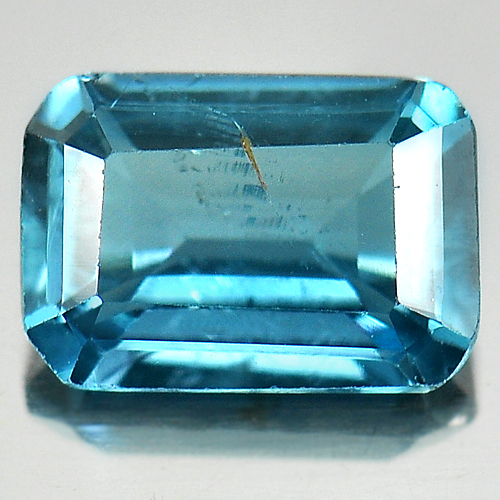 1.01 Ct. Nice Octagon Shape Natural Blue Zircon Gemstone