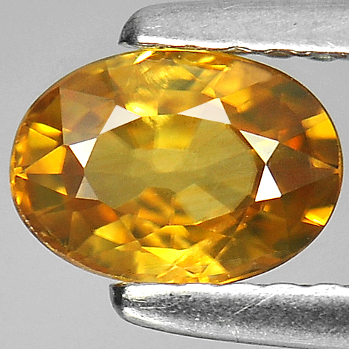 1.04 Ct. Oval Shape Natural Gemstone Yellow Zircon