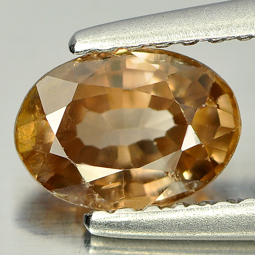 1.12 Ct. Natural Oval Shape Imperial Zircon Gemstone Cambodia