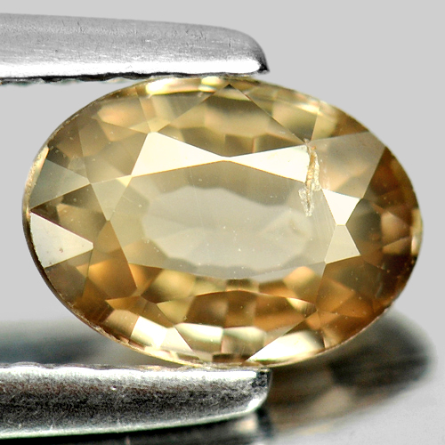 1.13 Ct. Natural Oval Shape Imperial Zircon Gemstone Cambodia