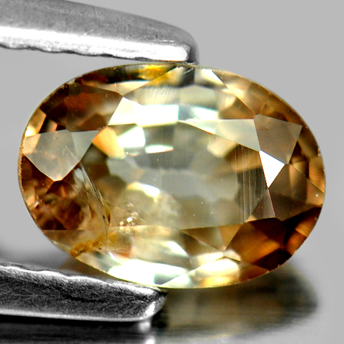 1.05 Ct. Oval Shape Natural Imperial Zircon Gemstone Cambodia