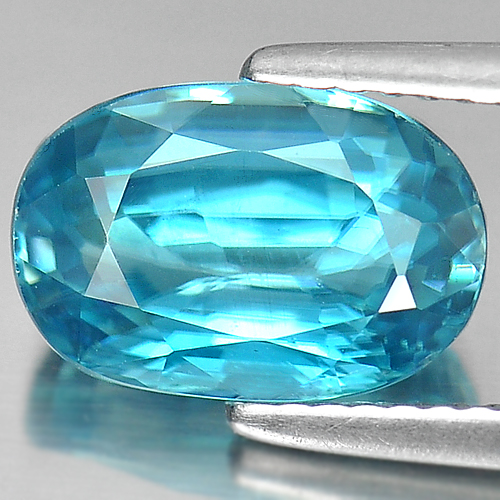 4.49 Ct. Natural Gemstone Blue Zircon From Cambodia