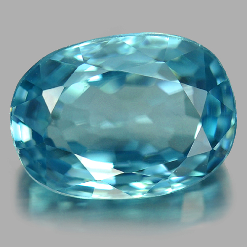 Beautiful Gemstone 5.07 Ct. Natural Blue Zircon From Cambodia