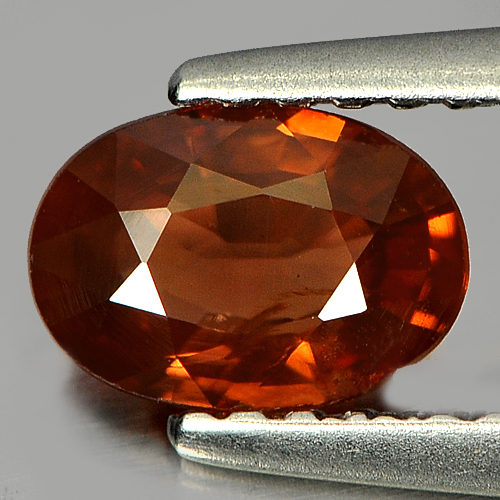 0.84 Ct. Oval Natural Gemstone Imperial Zircon Good Color