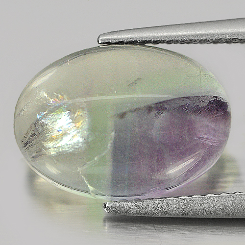 7.36 Ct. Oval Cabochon Natural Fluorite Gemstone From Brazil
