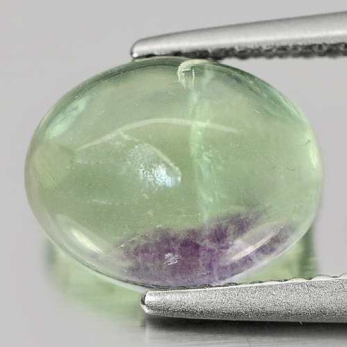 Top Luster 3.01 Ct. Gemstone Oval Cabochon Natural Fluorite Brazil