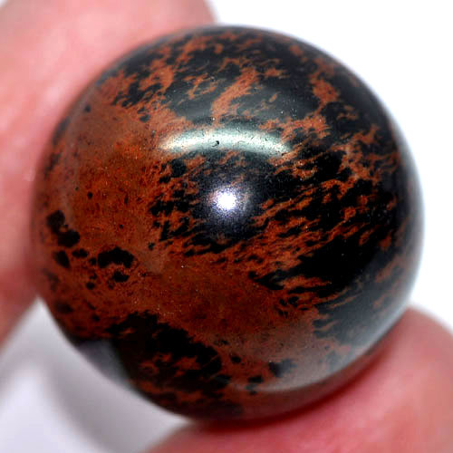 Nice Gemstone 95.51 Ct. Round Natural Mahogany Obsidian Unheated