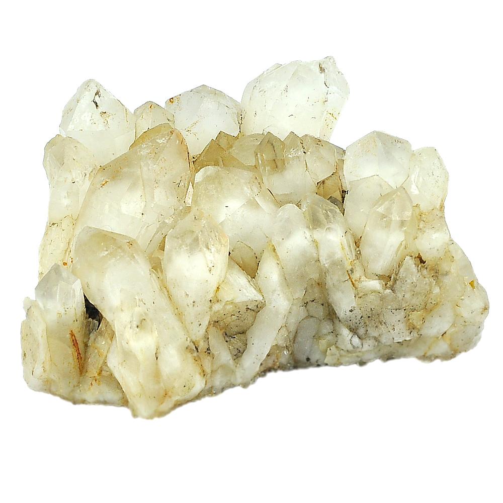 1050 Ct.Gemstone 78 x 61 Mm. Natural White Quartz Rough From Thailand Unheated