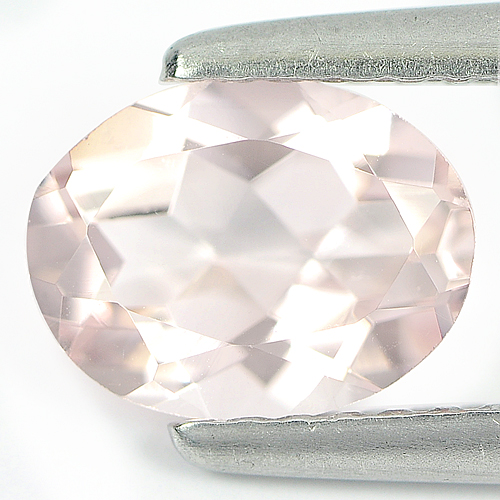 Unheated 1.07 Ct. Attractive Oval Shape Natural Gemstone Pink Morganite