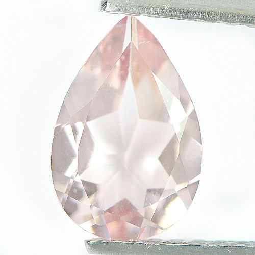 0.92 Ct. Beauty Pear Shape Natural Gemstone Peach Pink Morganite From Brazil