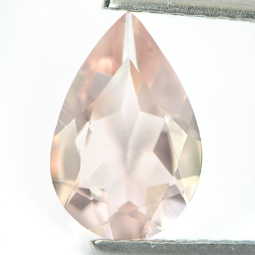 0.91 Ct. Charming Pear Shape Natural Gem Peach Pink Morganite From Brazil
