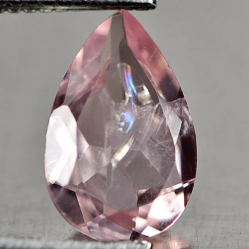 0.99 Ct. Pear Shape Natural Pink Morganite Unheated