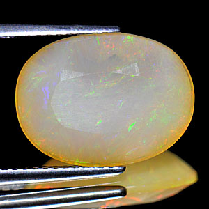 4.37 Ct. Oval Clean Natural Multi Color Opal Sudan Gem