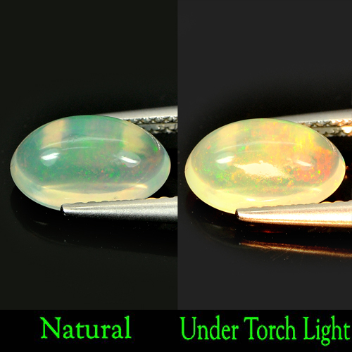 1.76 Ct. Oval Cabochon Natural Multi Color Opal Sudan
