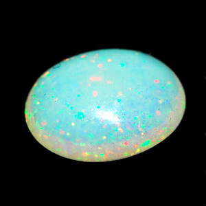 0.54 Ct. Oval Cab Natural Multi Color Opal Sudan Gem
