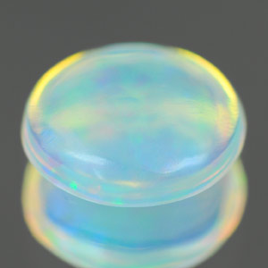 0.53 Ct. Oval Cab Natural Multi Color Opal Unheated Gem