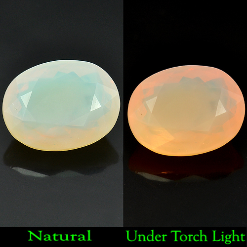 Unheated 4.33 Ct. Oval Natural Multi Color Opal Sudan